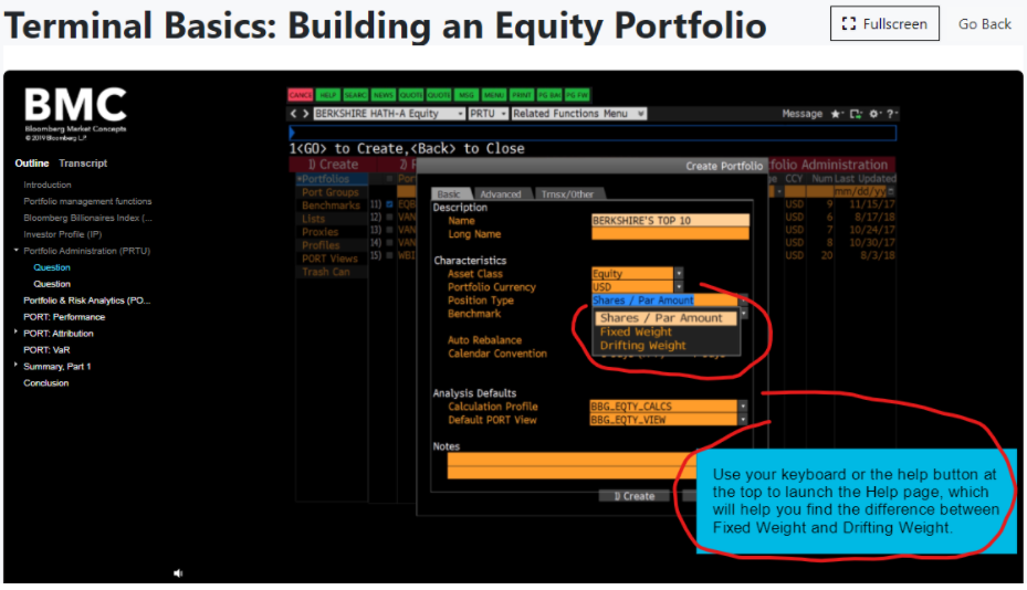 Bloomberg: Terminal Basics. What should I do? How do I finnd the