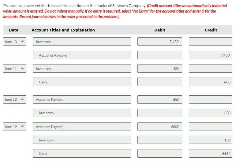 10,5 arasota Company purchased $7,450 of merchandise on account from Riverbed Company,
