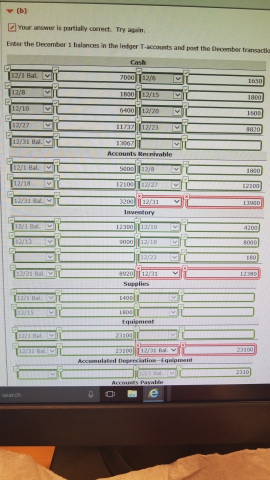Distributing Company had the following account balances. Debit $7,000 Accumulated Depreciation-Equipment Credit