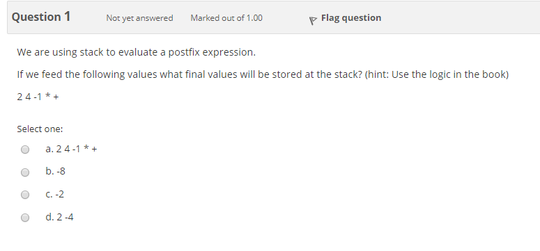 an initial size of 5 for the array implementation. What would the