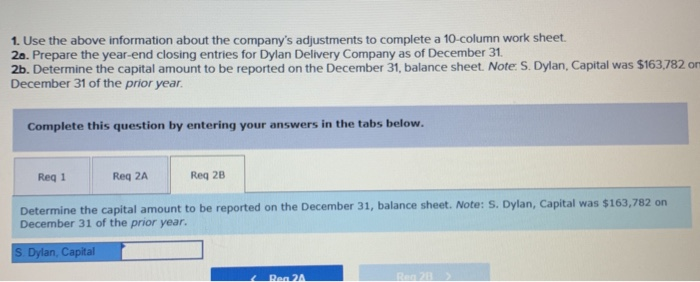 the trucks at the end of the year is $9,602 b. The
