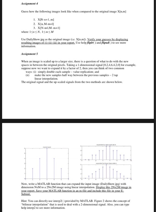 assignment. Im not sure how to attach TheDailyShow image specified but any
