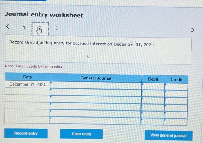 the cash collection of the note and interest on April 1, 2025.