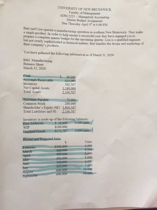 Based on this information, construct the expected cash collection for the quarter