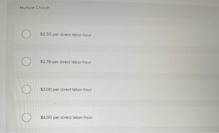 Johansen Corporation uses a predetermined... Johansen Corporation uses a predetermined overhead rate