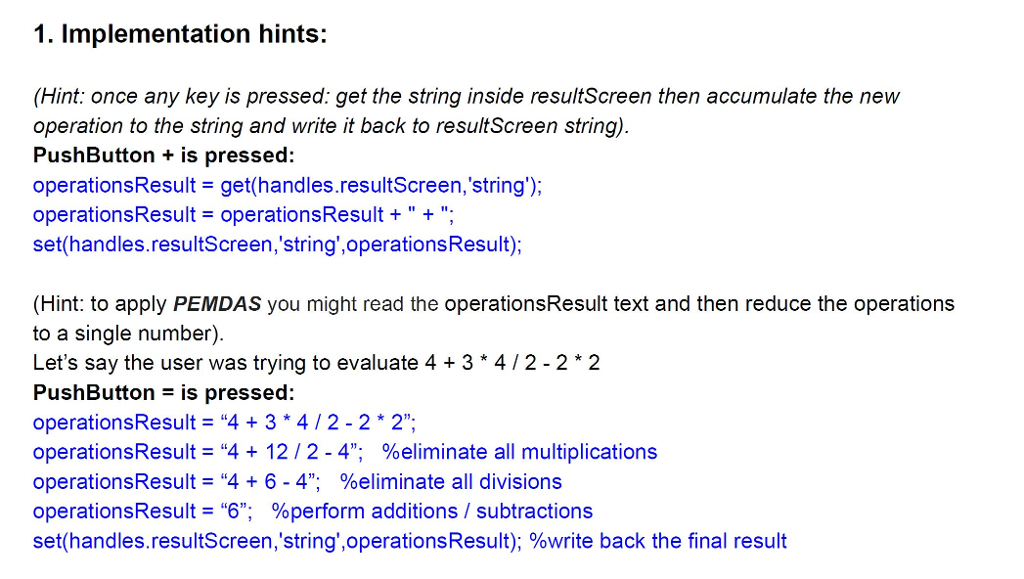 functions for the basic operations (addition, subtraction, multiplication, and division). Your GUI
