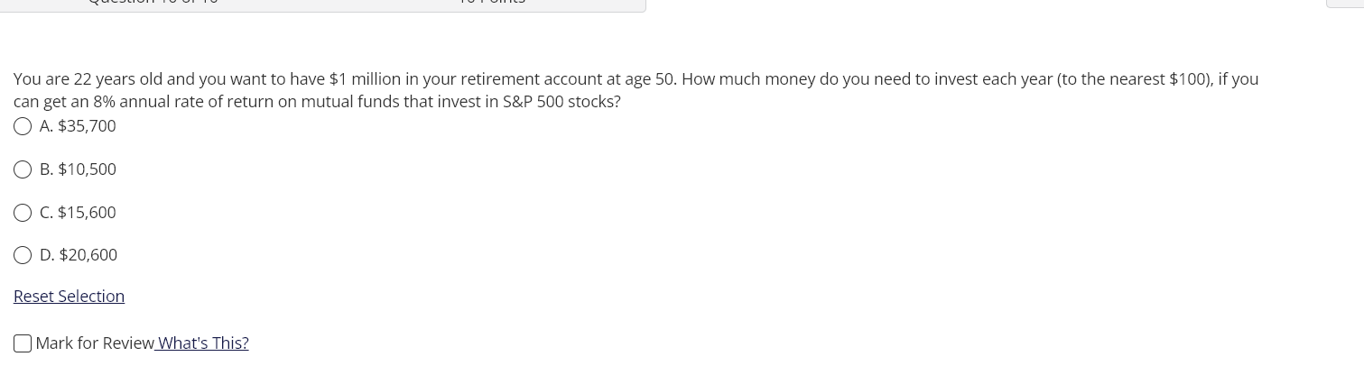 20 years. It will generate an annual cash flow of $2,000 for