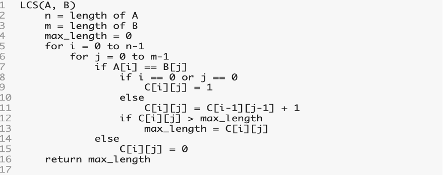 ?Time complexity for each line