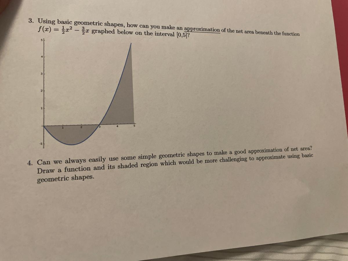  3. Using basic geometric shapes, how can you make an approximation
