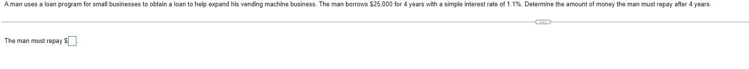  The man must repay $