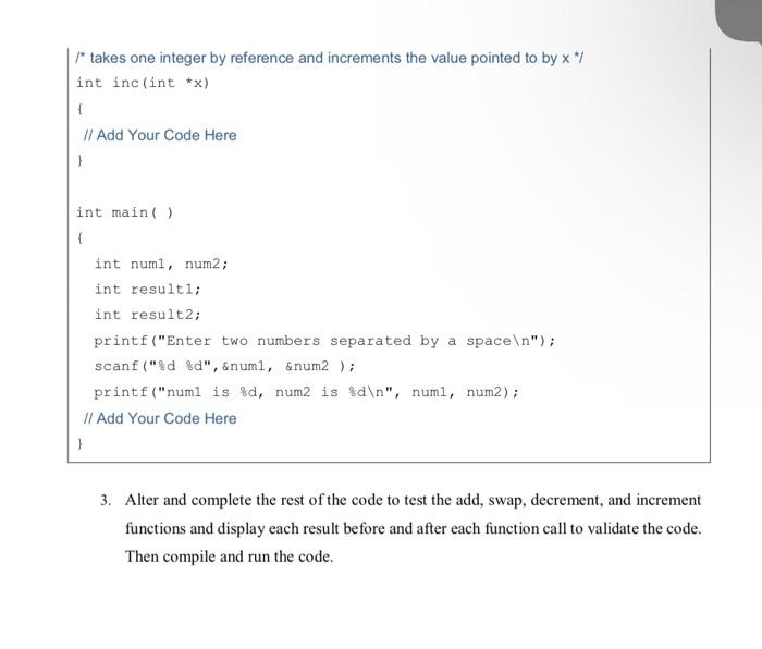 "pointer.c". Save your project at the Desktop. 2. Type the following program
