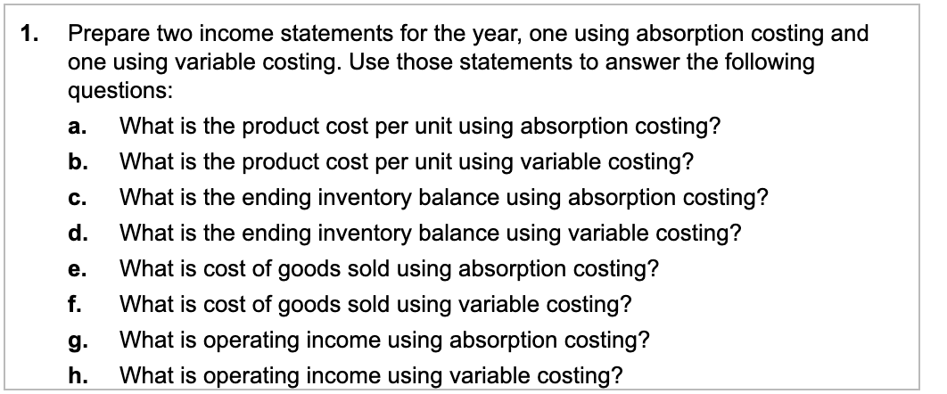 6.00 45,000 Total annual manufacturing overhead ................$ Fixed portion of annual manufacturing.