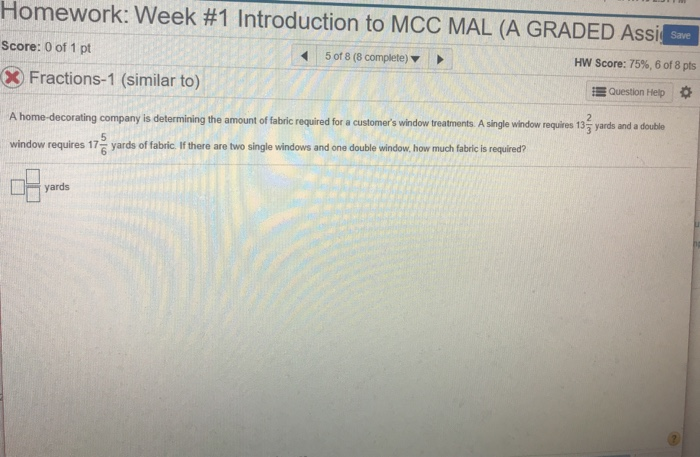 Homework: Week #1 Introduction to MCC MAL (A GRADED Assi M