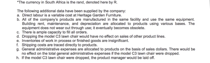 Problem 9-2 Deciding Whether to Add or Drop a Product (LO1 CC3)