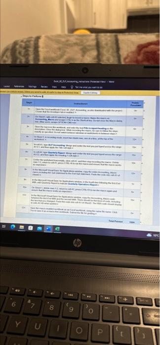  Excel 9E_DLP_Accounting Instructions (Protected View) - Word View Help Tell me