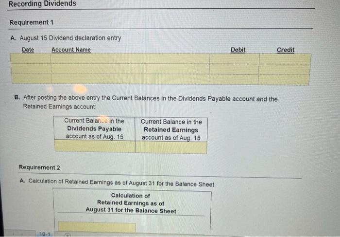 Board of Directors meets and declares that EasyMoney will pay a dividend