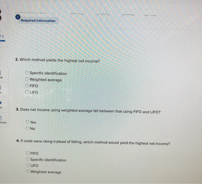 reported the following January purchases and sales data for its only product.