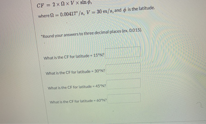  CF = 2 x 82 x V x sin , is