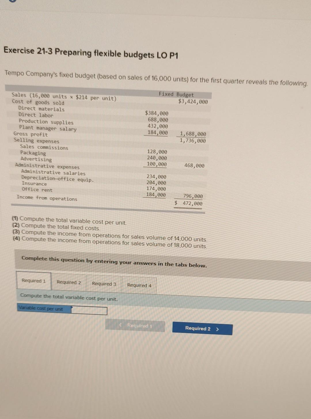 help ASAP pls help asap got 14 min Exercise 21-3 Preparing
