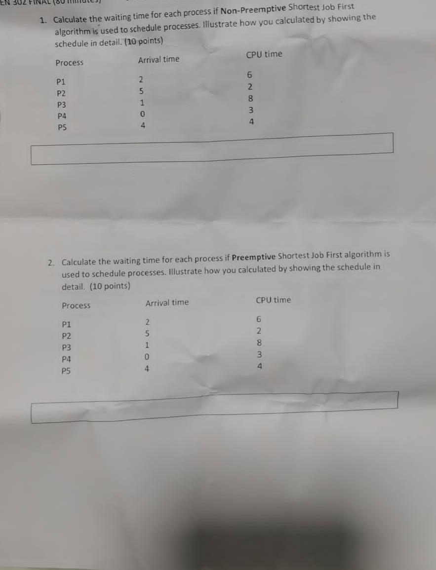 problem. No need to tell where the typo is, just illustrate the