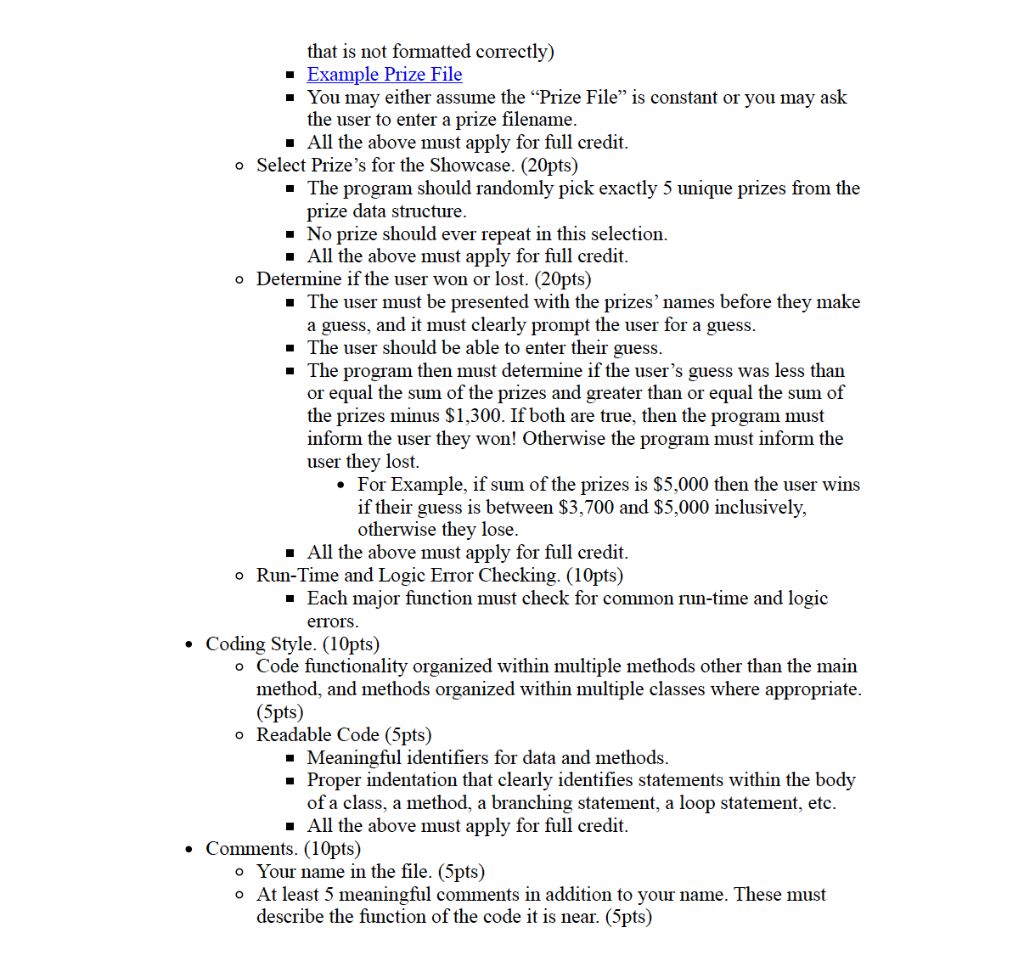 famous price related game : In this version, a "Showcase" contains exactly