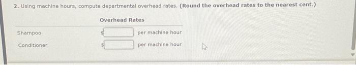 General Factory, and Purchasing. Budgeted data on the five departments are as