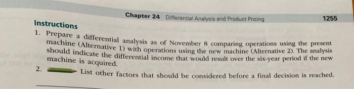 machine replacement proposal Flint Tooling Company is considering replacing a machine that