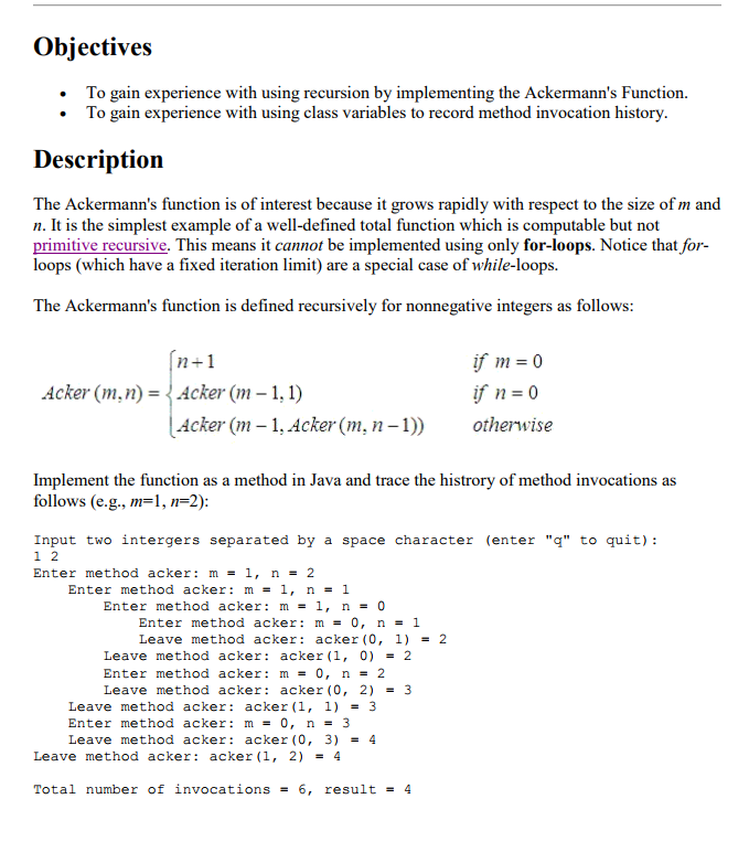  Please write down the code in JAVA. Objectives .To gain experience