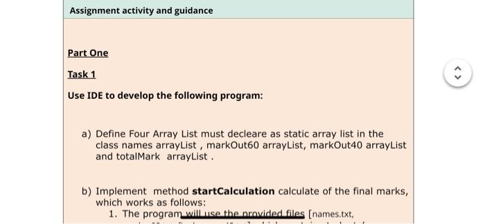 competencies developed Vocational scenario: The ASAC department wants to develop a helperTech