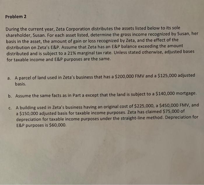 work and label your answer. b. What are the tax consequences of