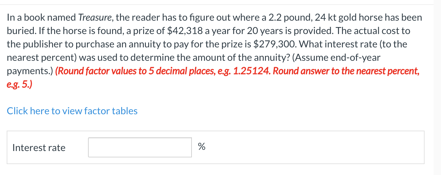  a In a book named Treasure, the reader has to figure