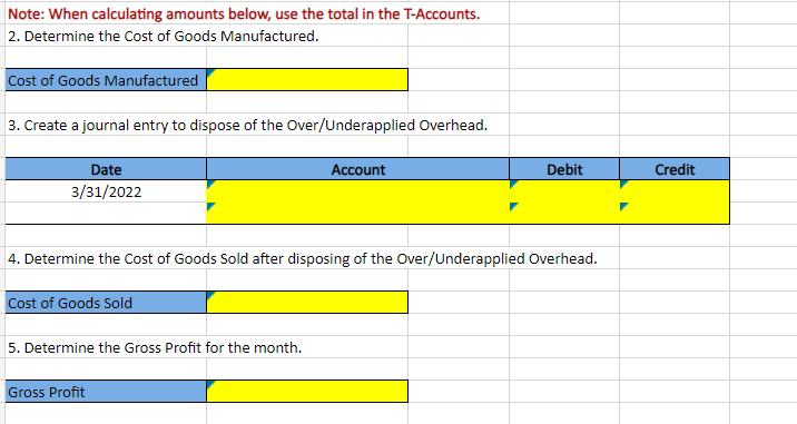 $18,996 Required: 1. Complete the T-Accounts below. \begin{tabular}{|r|r|} \hline \multicolumn{2}{|c|}{ Work In