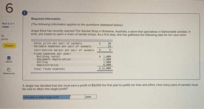 5 Part 1 of 4 Required information [The following Information applies to