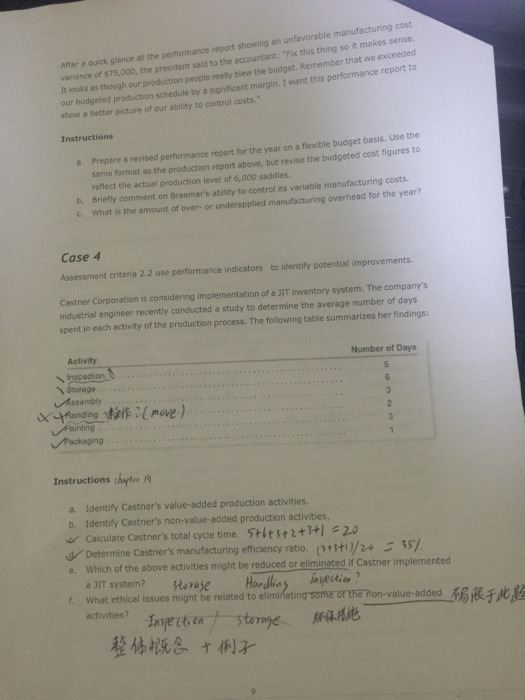 and the actual cost of a product manufactured in June: _ (L