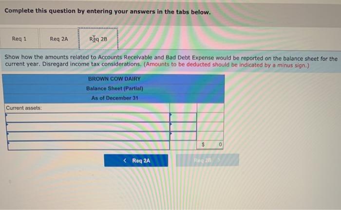 bad debt expense. The ending balance of each account receivable is aged