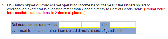 on the basis of machine-hours. The following estimates were used in preparing