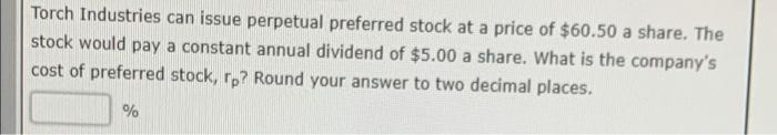 8%, and its common stock currently pays a $4.00 dividend per share