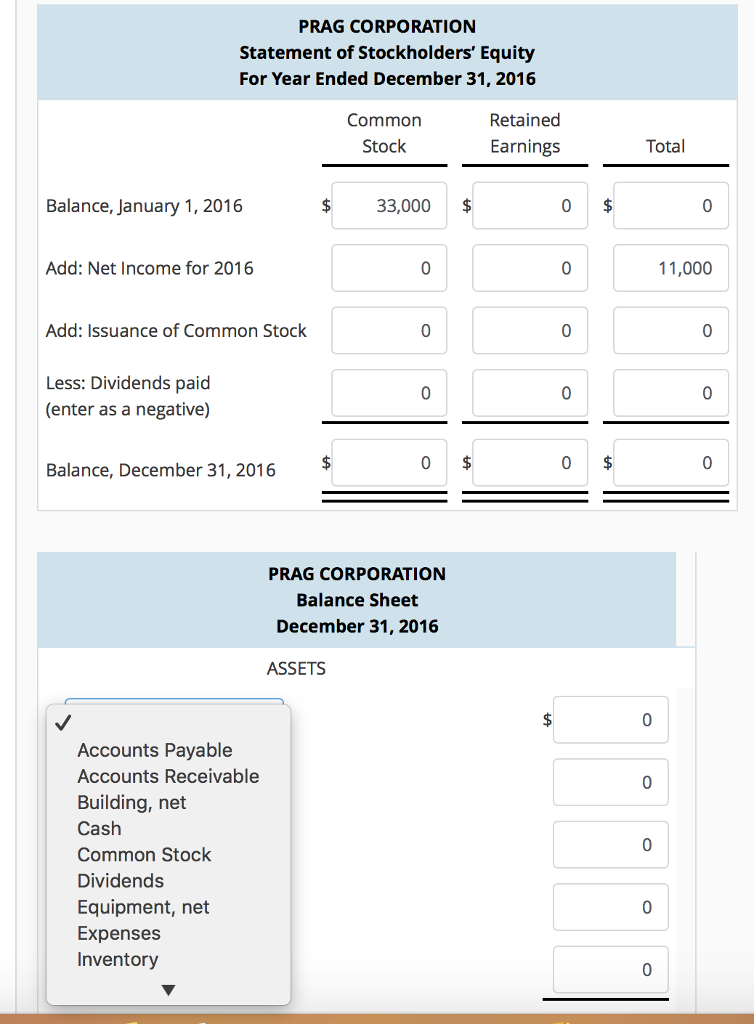 Marked out of 37.00 P Flag question Income Statement, Statement of Stockholders'