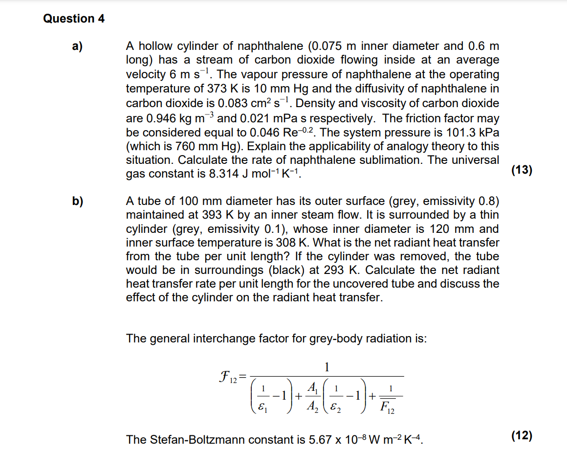  Question 4 (Please show every step in the process of calcualtions