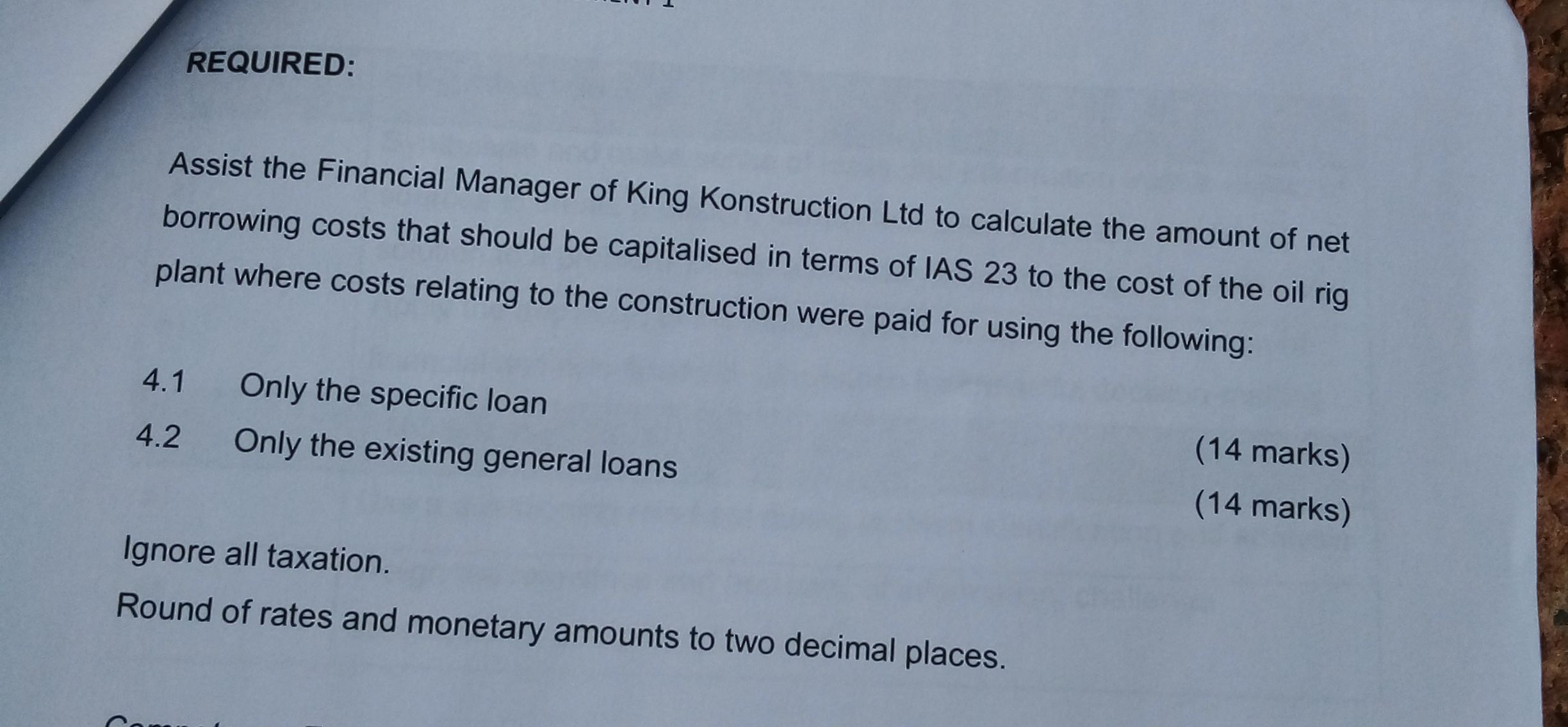 financial year ended 30 addition to the existing finance facilities already obtained