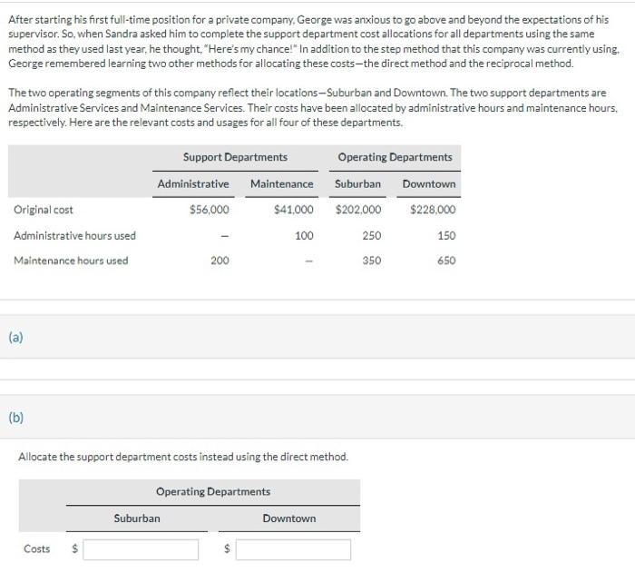  After starting his first full-time position for a private company, George