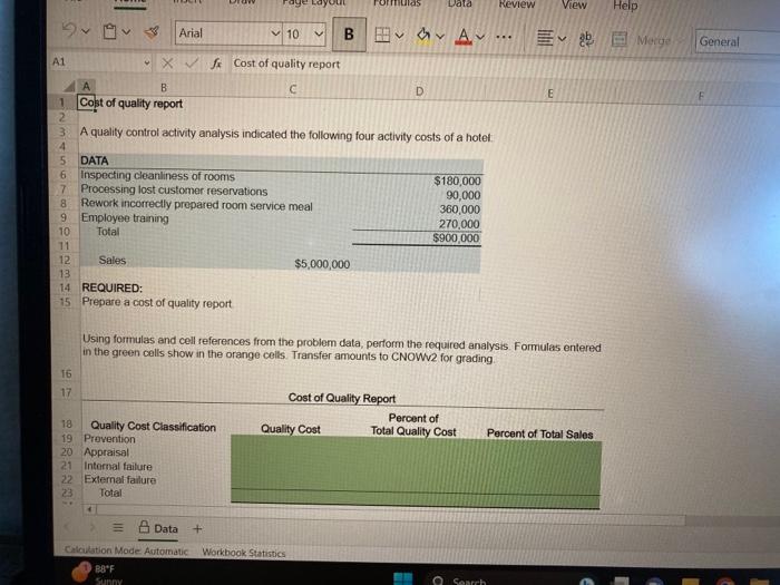 Open the spreadsheet, perform the required analysis, and input your answers in