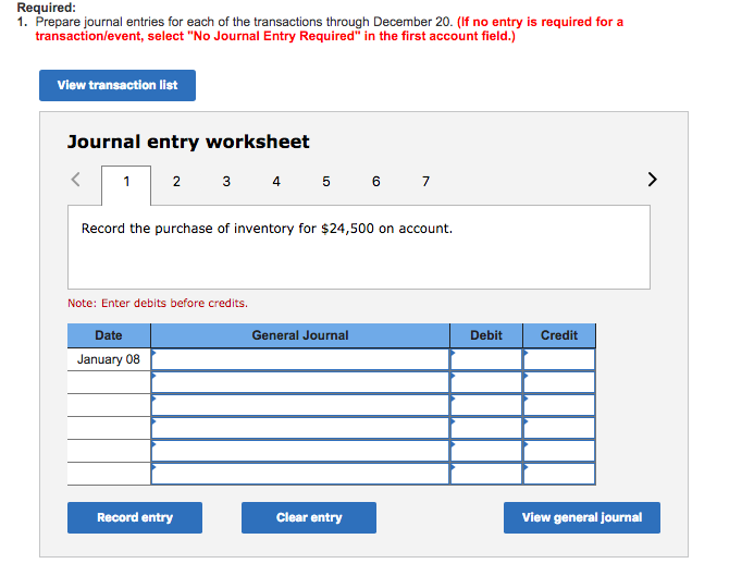 Company completed the following transactions. The annual accounting period ends December 31.