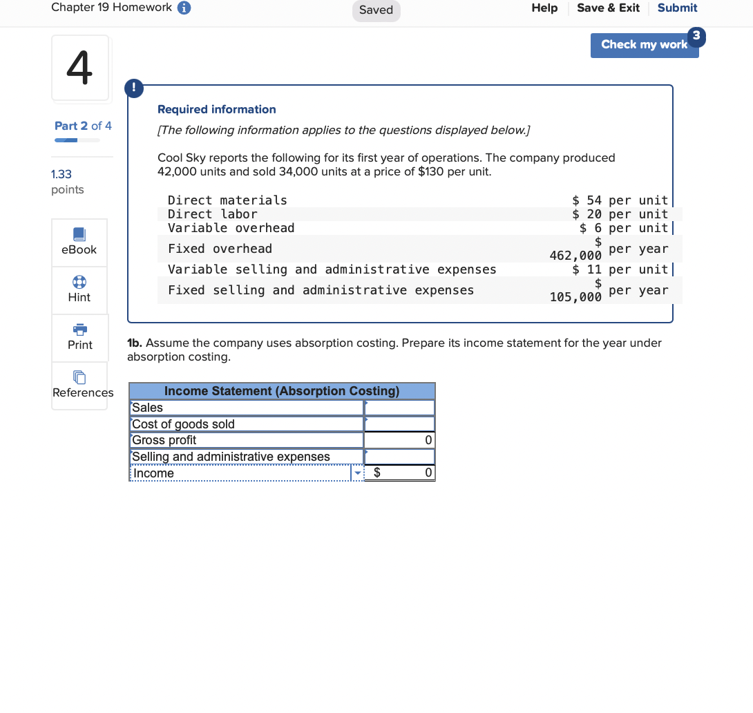  Please Help fill out the table 