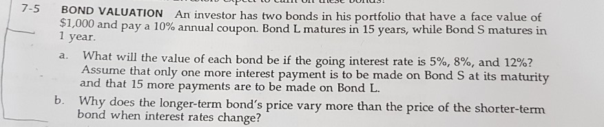 need the answer please www U ULJ DOU BOND VALUATION An