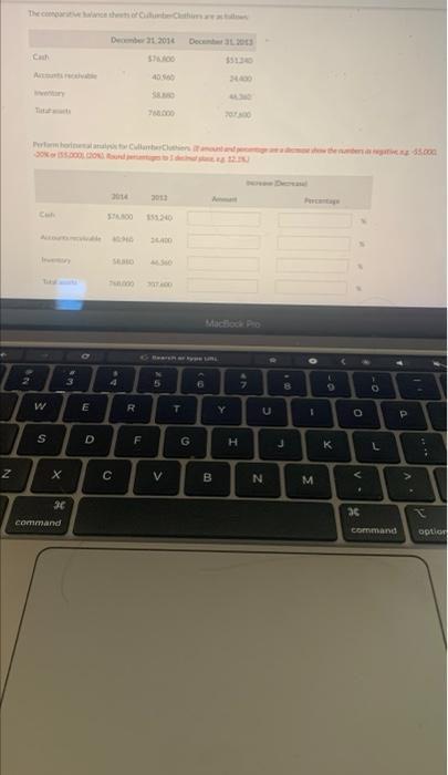  Hope this is clear enough!!! The With December 2014 while 2014