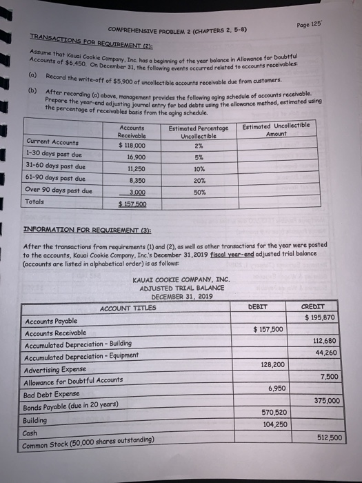 on how to solve. The entire set is one problem. If possible,