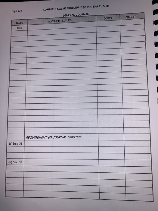 (1) Prepare journal entries to record (2) the merchandising tronsactions below for