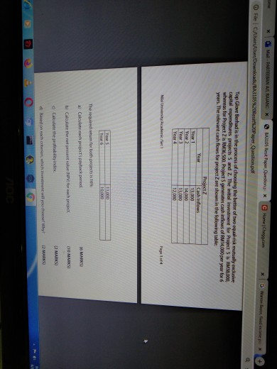 this will be Introduction to Finance Question 1 [30 MARKS] Warren Bezos,