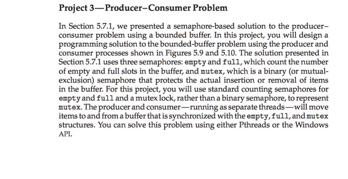 finish coding #include "buffer.h" #include #include #include #include buffer_item buffer[BUFFER_SIZE]; void *producer(void
